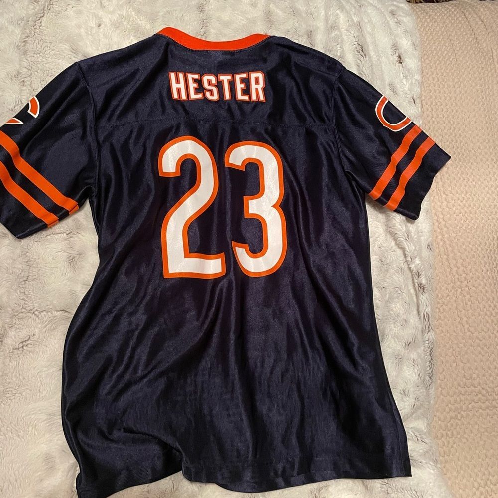 Unisex NFL Chicago Bears football jersey Hester men’s women’s unisex 16-18 xl